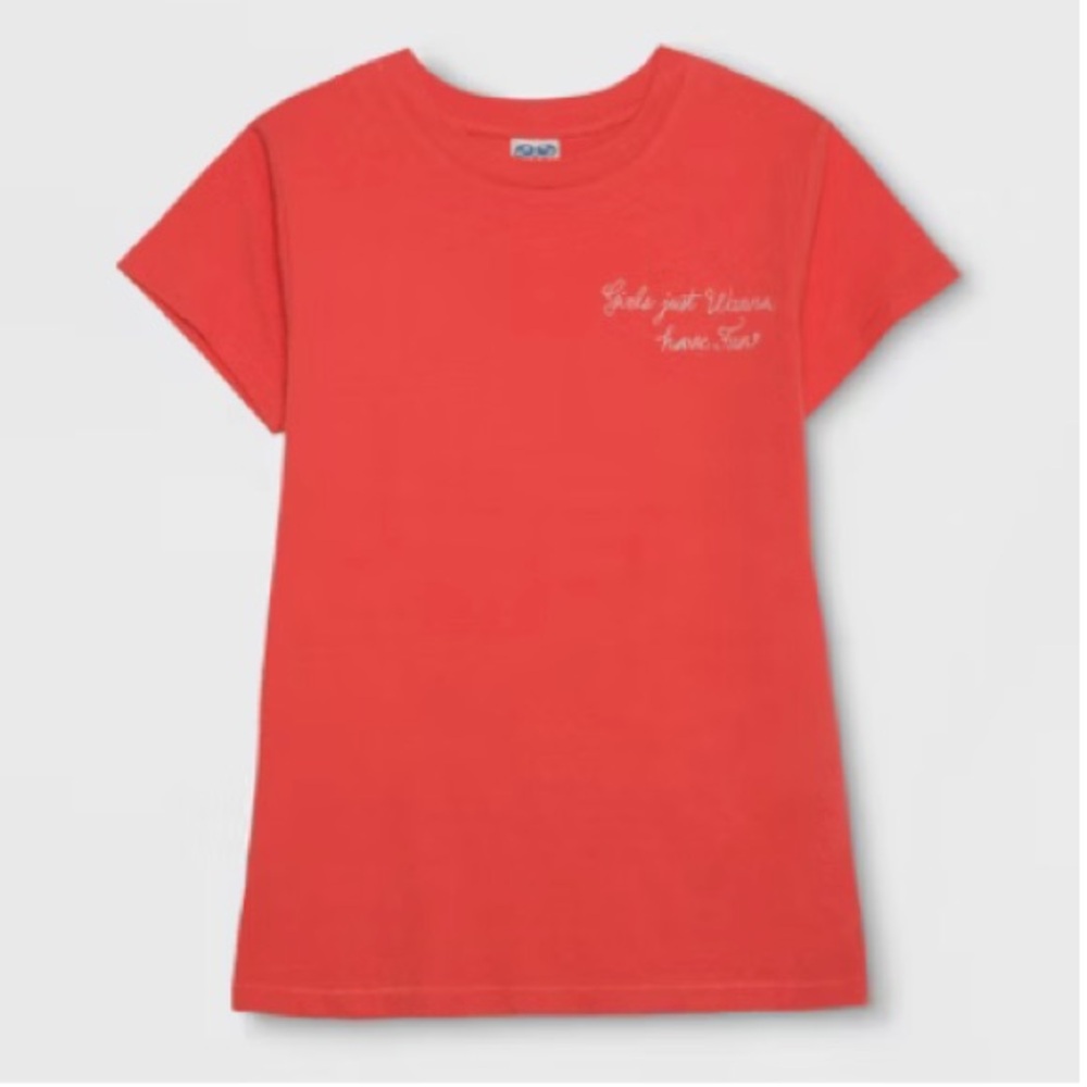 Junk Food Girls Just Wanna Have Fun Tee, XS